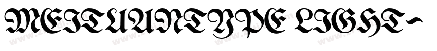 MEITUANTYPE LIGHT字体转换